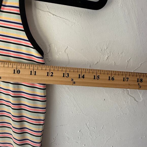 Lululemon Racerback‎ Tank Top Striped Multicolor Athletic Yoga Gym XS - Picture 6 of 7